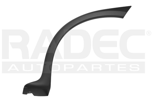 [011-0617-13] MOLDURA ARCO TRASERA CV CORSA 02-03 EUROPEO NEGRA 5 PUERTAS IZQ