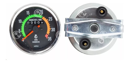 [TACM006] TACOMETRO AUTOMOTRIZ 0-3500 RPM 100mm PR