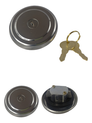 [TAP003EC] TAPON GASOLINA F3 GENERICO METALICO CROM