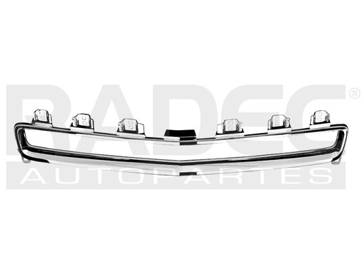 [011-0630-03] MOLDURA PARRILLA CV MALIBU SUPERIOR 08-11 CROMADA