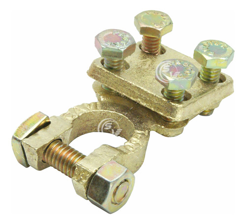 [TERB85005] TERMINAL BATERIA PLACA 4 TORNILLOS EQUIPO PESADO T-60