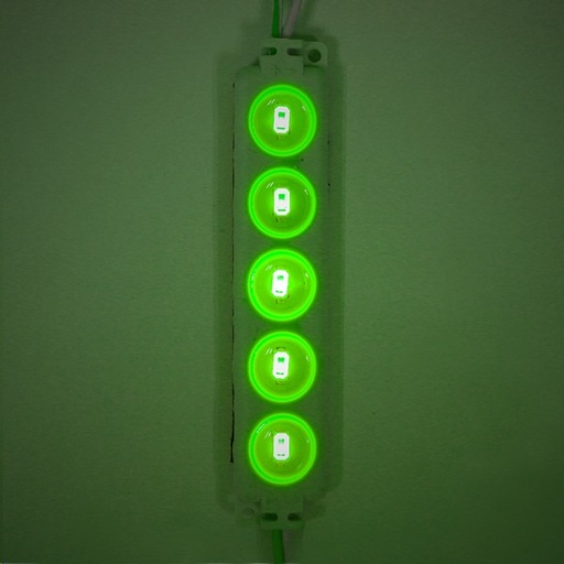 [TIRL850193] MODULO TIRA LEDS C/5 LEDS VERDE C/U