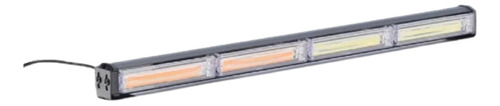 [TORR85005] BARRA TIPO TORRETA 4 MODULOS COB POR LADO CON FUNCIONES AMBAR/BLANCO