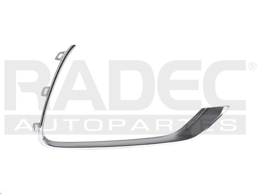[011-0679-08] MOLDURA REJILLA DELANTERA CV TRAX 17-20 CROMADA PREMIER L4 4 CILINDROS 1.8L 5 PUERTAS DER