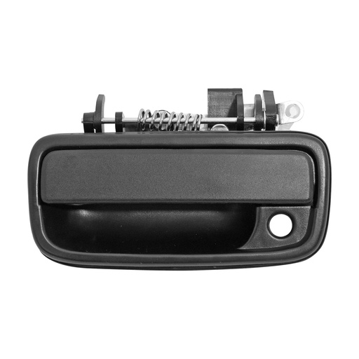 [012-3015-41] MANIJA EXTERIOR TY TACOMA 95-04  CON HOYO PARA LLAVE CORRUGADA NEGRA METAL HUSHAN Izquierdo Delantera  