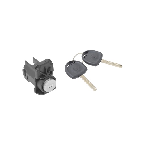 [70960] CILINDRO PARA PUERTA CV TORNADO 12-20  PARA CHIP ZINC CON PLASTICO NEGRO Derecho/Izquierdo   