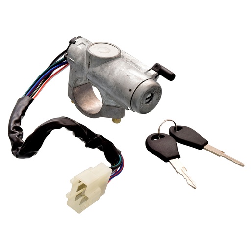 [70381] CILINDRO DE ENCENDIDO NS D21 94-08  CON LLAVE CON CANDADO METAL 12VCC MANIJAUTO    