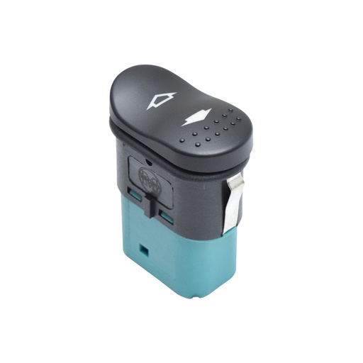 [70530] CONTROL ELECTRICO FD FOCUS 98-05  DE ELEVADOR 6 PINS 1 TECLA NEGRO 12VCC MANIJAUTO    
