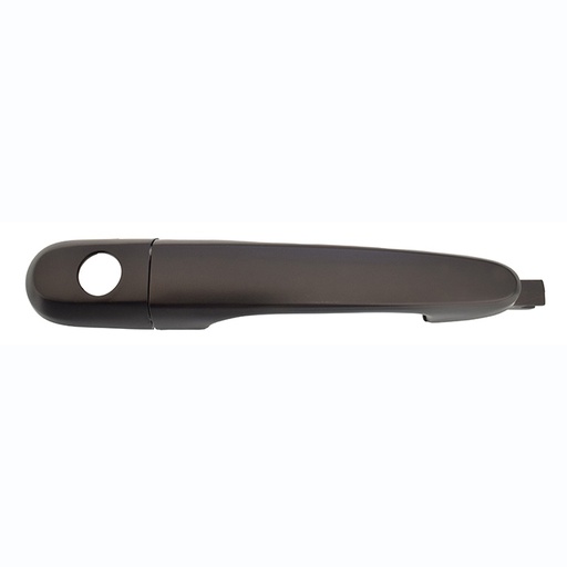 [012-3502-00] MANIJA EXTERIOR KI SPORTAGE 05-09  CON HOYO PARA LLAVE LISA PARA PINTAR NEGRA PLASTICO HUSHAN Derecho Delantera  