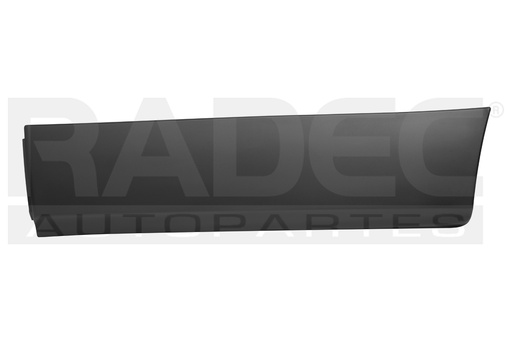 [011-0679-19] MOLDURA PUERTA TRASERA CV TRAX 13-20 INFERIOR CORRUGADA LS/LT/LTZ/PREMIER L4 4 CILINDROS 1.8L 5 PUERTAS IZQ