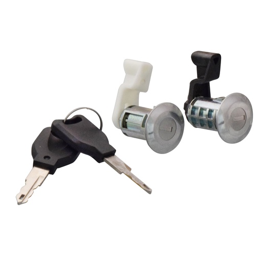 [70326] CILINDRO PARA PUERTA RN CLIO  NS PLATINA 02-10  JUEGO METAL CROMO CUB    