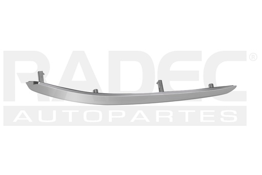 [011-1923-03] MOLDURA FASCIA DELANTERA MZ CX3 19-23 CROMADA I GRAND TOURING L4 4 CILINDROS 2.0 L 5 PUERTAS IZQ