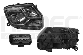 [019-2612-14] FARO RN DUSTER 17-20 MANUAL P/FOCO HALOGENO S/FOCO DEPO DER