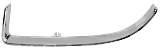 [011-0912-03] MOLDURA PARRILLA DG NEON INFERIOR 03-05 CROMADA IZQ