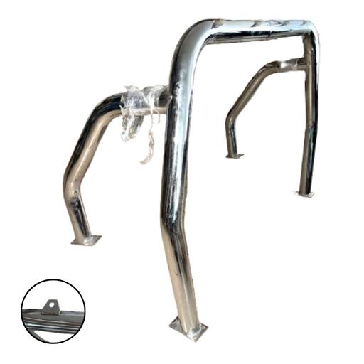 [ROLC002] ROLL BAR PORTERIA CROMADO UNIVERSAL CHICO