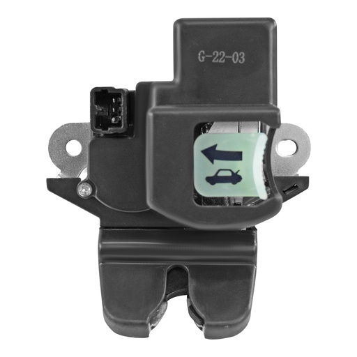 [107396] CHAPA DE CAJUELA KI FORTE SEDAN 16-20  ELECTRICA 12VCC 3 PINS CON MANIJA METAL    