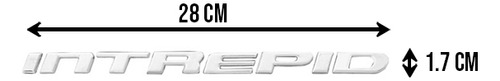 [EMB-1550-02] EMBLEMA LETRERO NS INTREPID CROMO