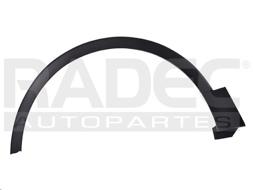 [011-1214-07] MOLDURA SALPICADERA FD EXPLORER 16-19 CORRUGADA SPORT/LIMITED/PLATINUM V6 6 CILINDROS 3.5L 5 PUERTAS IZQ