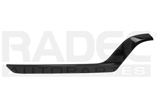 [011-1214-30] MOLDURA FASCIA DELANTERA FD EXPLORER 18-19 INFERIOR NEGRA BRILLANTE SPORT V6 6 CILINDROS 3.5L 5 PUERTAS DER