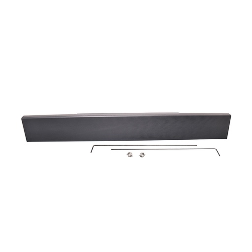 [011-1232-07] MOLDURA TAPA FD SUPER DUTY 11-15  CENTRAL NEGRA CORRUGADA HUSHAN    