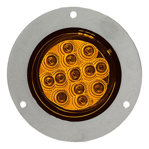 [002-2753-01] PLAFON EMB. BRIDA CROMO 2.5" 13 LEDS CON
