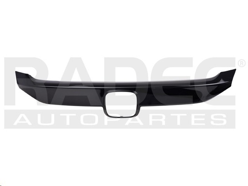 [011-1302-11] MOLDURA PARRILLA HD CIVIC 16-18 NEGRA BRILLANTE TYPE-R/EX/EX-L/LX/LX-P/DX/SPORT L4 4 CILINDROS 2.0L 4 PUERTAS