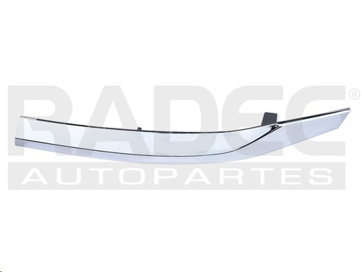 [011-1303-35] MOLDURA PARRILLA HD CR-V SUPERIOR 15-16 CROMADA IZQ