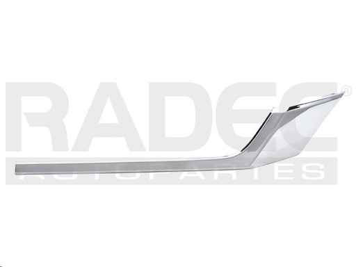 [011-1303-43] MOLDURA PARRILLA HD CR-V CENTRAL 10-11 CROMADA IZQ