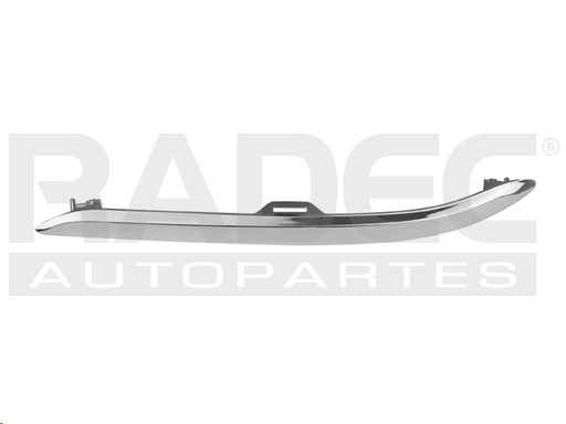 [011-1307-11] MOLDURA FASCIA DELANTERA HD PILOT 19-22 INFERIOR CROMADA PRIME/TOURING V6 6 CLINDROS 3.5L 5 PUERTAS IZQ