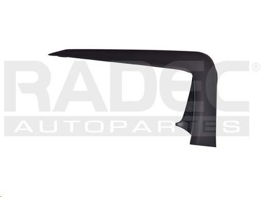 [011-1307-13] MOLDURA FASCIA DELANTERA HD PILOT 19-22 CORRUGADA PRIME/TOURING V6 6 CLINDROS 3.5L 5 PUERTAS IZQ