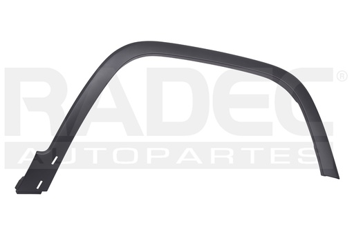 [011-1601-04] MOLDURA ARCO DELANTERA JP CHEROKE 14-18 CORRUGADA 4X2/LIMITED L4 4 CILINDROS 2.4L 5 PUERTAS DER