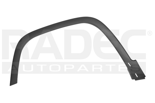 [011-1601-05] MOLDURA ARCO DELANTERA JP CHEROKE 14-18 CORRUGADA 4X2/LIMITED L4 4 CILINDROS 2.4L 5 PUERTAS IZQ