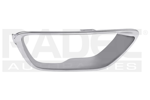 [011-1605-22] MOLDURA REJILLA DELANTERA JP GRAND CHEROKEE 16-20 CROMADA LIMITED/OVERLAND/SUMMIT/TRAILHAWK/LAREDO/SRT/4X2/4X4 V6/V8 6/8 CILINDROS 3.0/3.6/5.7/6.2/6.4L 5 PUERTAS DER