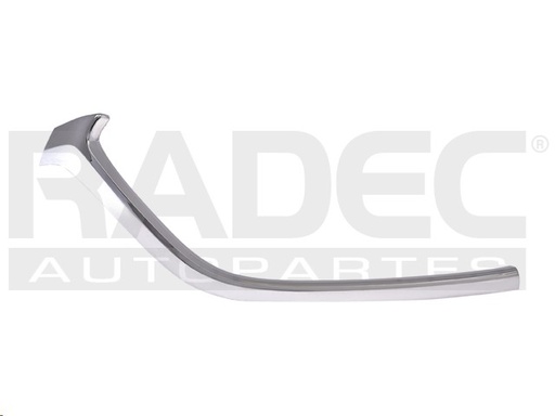 [011-1901-18] MOLDURA PARRILLA MZ 3 17-18 CROMADA DER