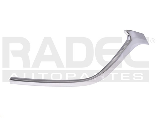 [011-1901-19] MOLDURA PARRILLA MZ 3 17-18 CROMADA IZQ