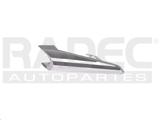 [011-1901-22] MOLDURA REJILLA DELANTERA MZ 3 17-18 CROMADA DER