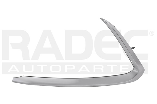 [011-1909-07] MOLDURA FASCIA DELANTERA MZ CX9 16-23 CROMADA I GRAND TOURING/SIGNATURE L4 4 CILINDROS 2.5L 5 PUERTAS IZQ