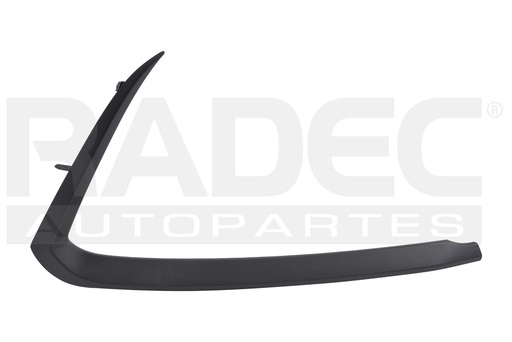 [011-1909-08] MOLDURA FASCIA DELANTERA MZ CX9 16-23 NEGRA I SPORT L4 4 CILINDROS 2.5L 5 PUERTAS DER