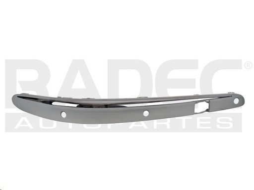 [011-2003-06] MOLDURA FASCIA DELANTERA MC CLASE E 03-06 CROMADO C/HOYO P/SENSOR DER