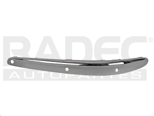 [011-2003-07] MOLDURA FASCIA DELANTERA MC CLASE E 03-06 CROMADO C/HOYO P/SENSOR IZQ
