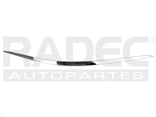 [011-2003-10] MOLDURA FASCIA DELANTERA MC CLASE E 07-09 NEGRA DER