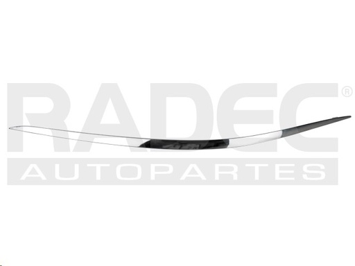 [011-2003-11] MOLDURA FASCIA DELANTERA MC CLASE E 07-09 NEGRA IZQ