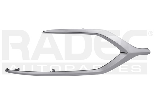 [011-2206-05] MOLDURA FASCIA DELANTERA MT MIRAGE 17-20 CROMADA GLS L3 3 CILINDROS 1.2L 5 PUERTAS IZQ