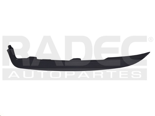 [011-2606-07] MOLDURA FARO RN SANDERO 16-20 NEGRA MATE IZQ