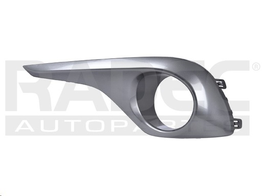 [011-3006-01] MOLDURA REJILLA TY HIGHLANDER 11-13 C/HOYO P/FARO NIEBLA GRIS IZQ