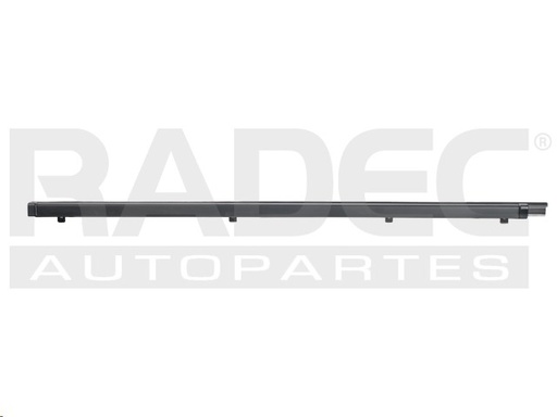 [011-3010-01] MOLDURA BOTAGUA TY HILUX 89-95  CABINA REGULAR CON ALETA 75CM NEGRA Izquierdo Delantera  Exterior