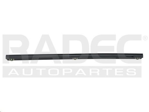 [011-3010-02] MOLDURA BOTAGUA TY HILUX 84-88  CABINA REGULAR CON ALETA 56 CM NEGRA Derecho Delantera  Interior