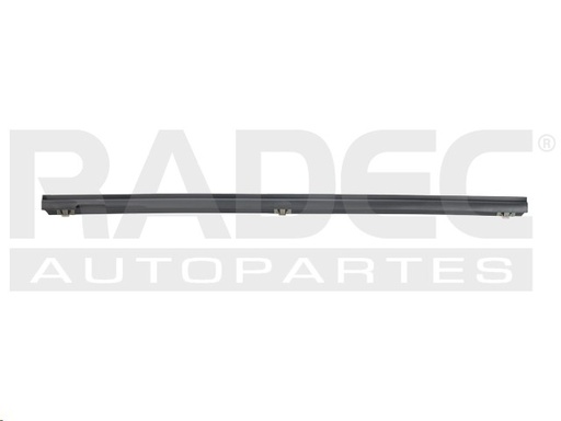 [011-3010-03] MOLDURA BOTAGUA TY HILUX 84-88  CABINA REGULAR CON ALETA 56 CM NEGRA Izquierdo Delantera  Interior