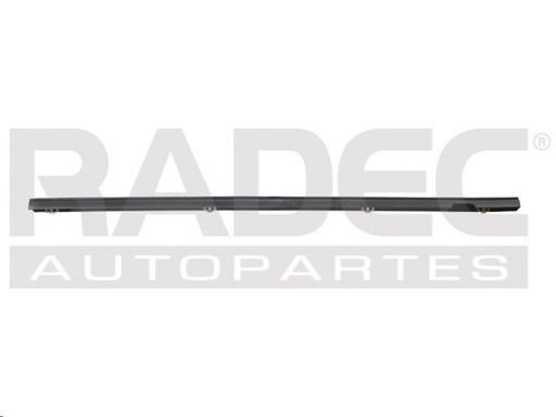 [011-3010-10] MOLDURA BOTAGUA TY HILUX 89-95  CABINA REGULAR SIN ALETA 75CM NEGRA Derecho Delantera  Interior