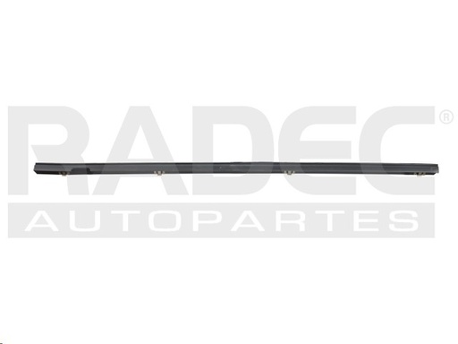 [011-3010-11] MOLDURA BOTAGUA TY HILUX 89-95  CABINA REGULAR SIN ALETA 75CM NEGRA Izquierdo Delantera  Interior